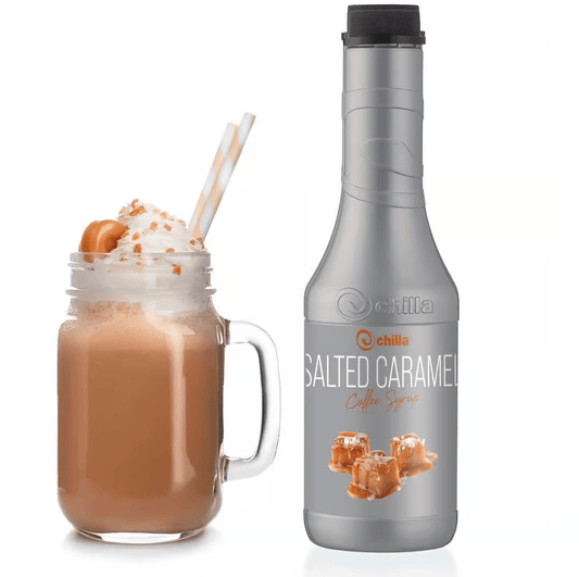 Chilla Salted Caramel Gourmet Syrup 1lt
