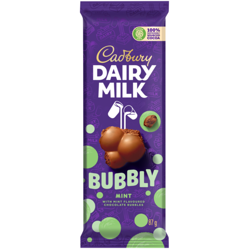 Cadbury Bubbly Mint 24 x 87g