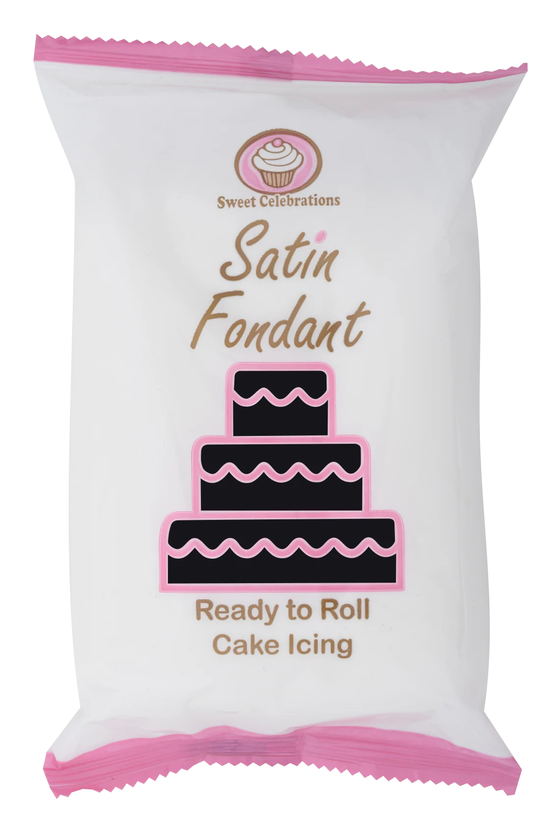 Sweet Celebration Satin Fondant 500g - Black