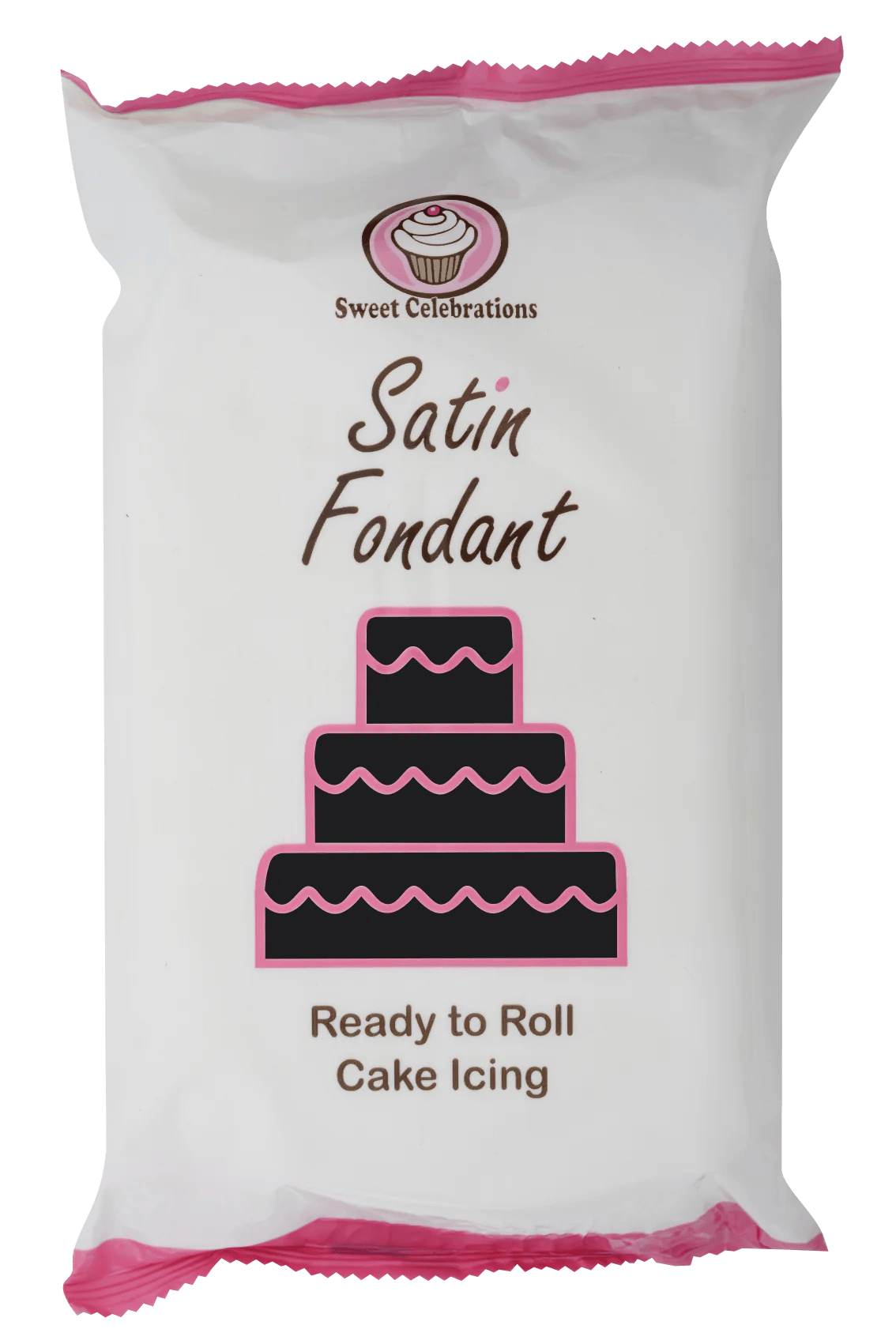 Sweet Celebration Satin Fondant 1kg - Black