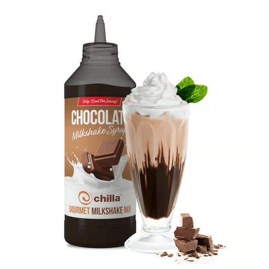 Chilla Chocolate Milkshake Syrup 1lt