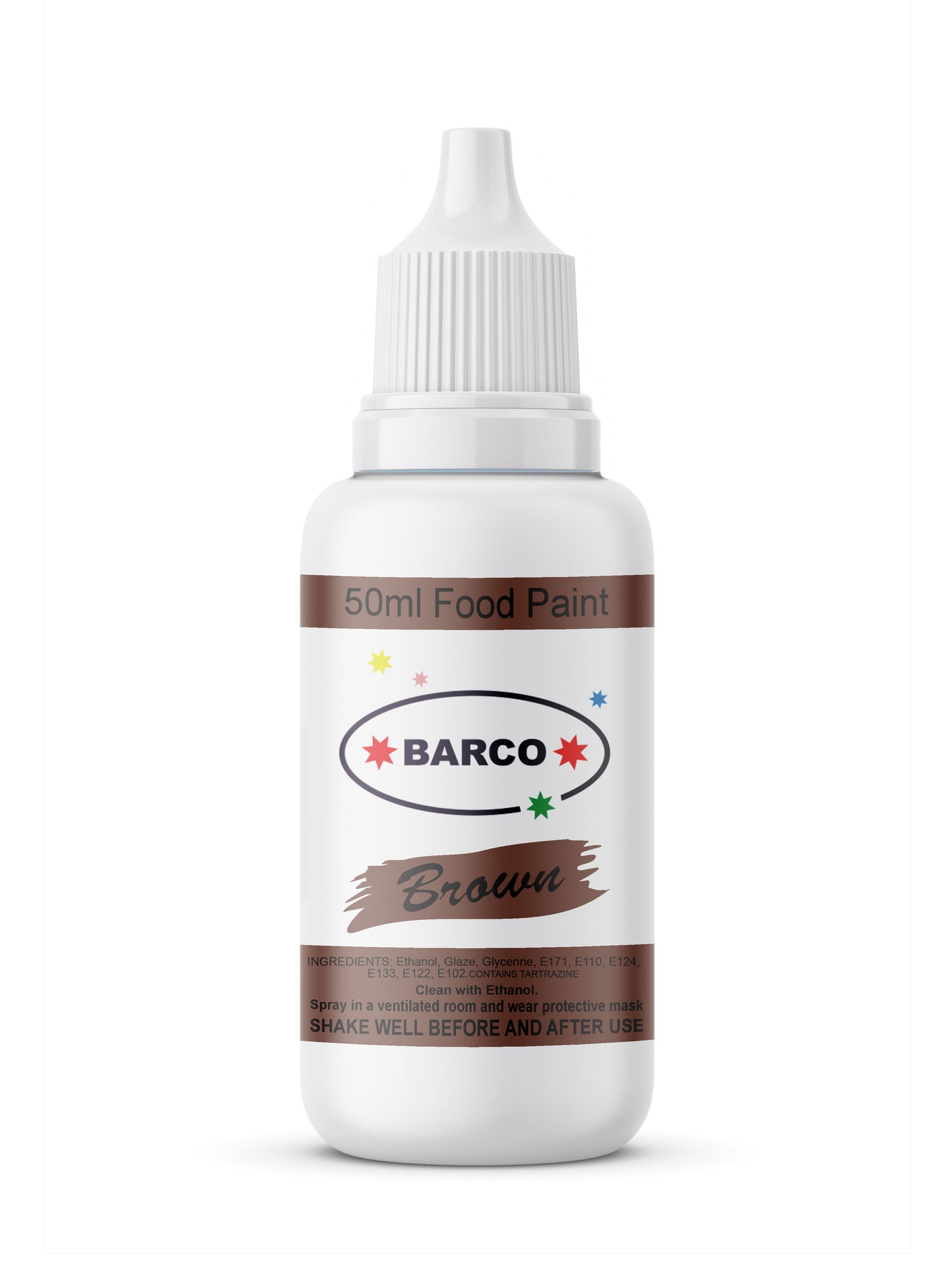 Barco Brown Quick Dry Chocolate Food Paint 50ml