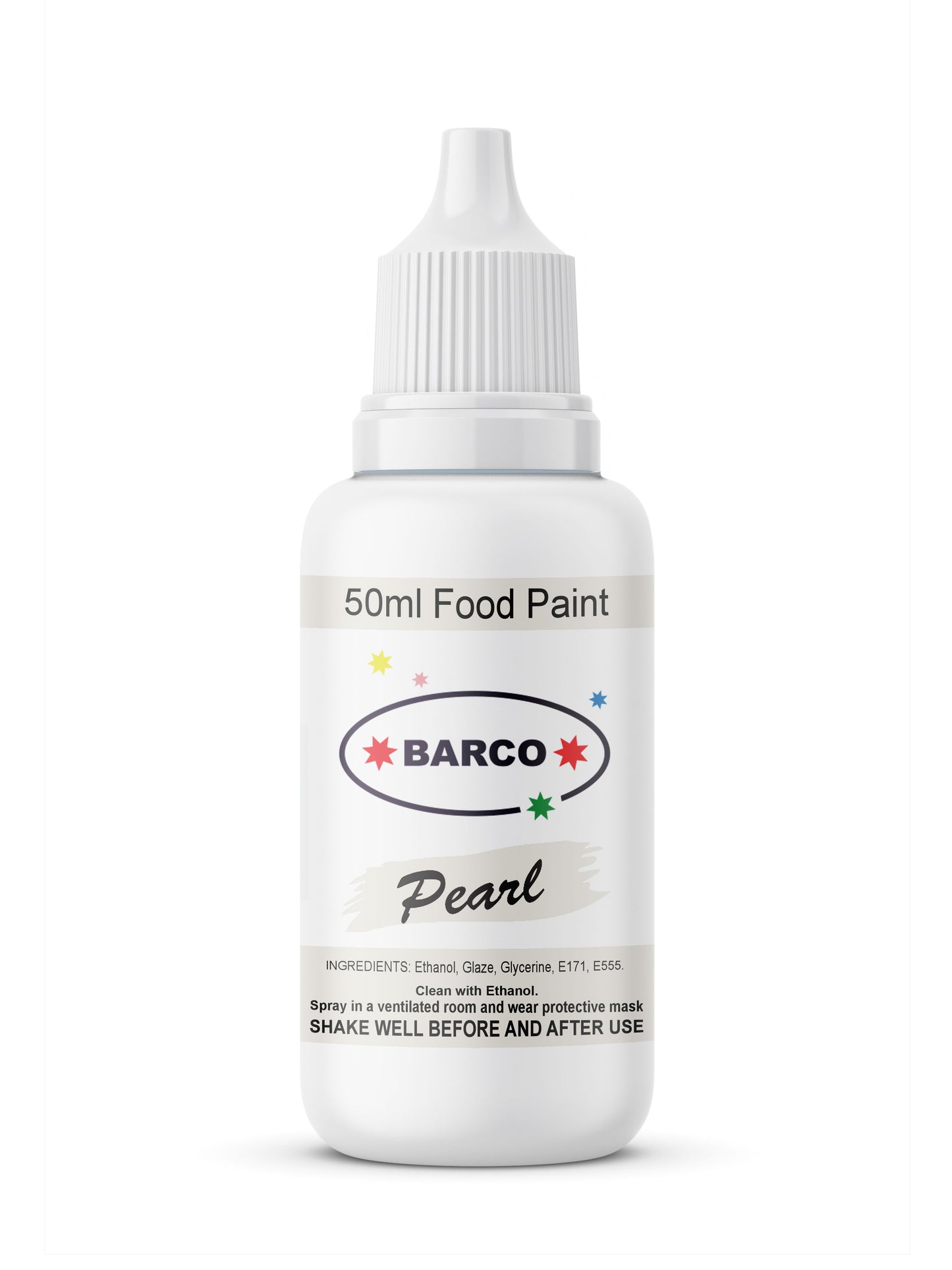 Barco Pearl Quick Dry Chocolate Food Paint 50ml