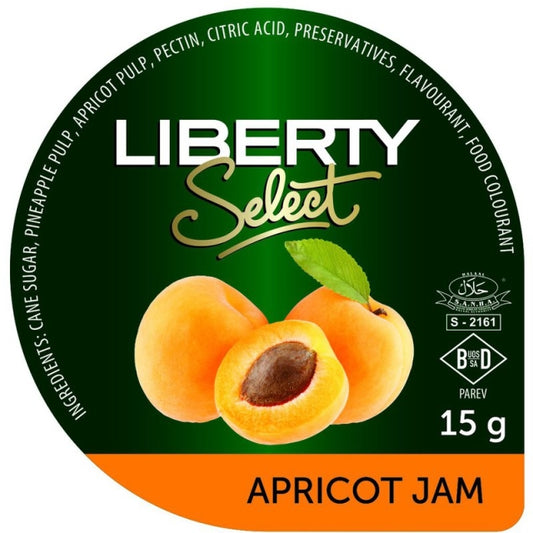 Liberty Select Jam Portions Apricot 200x15g