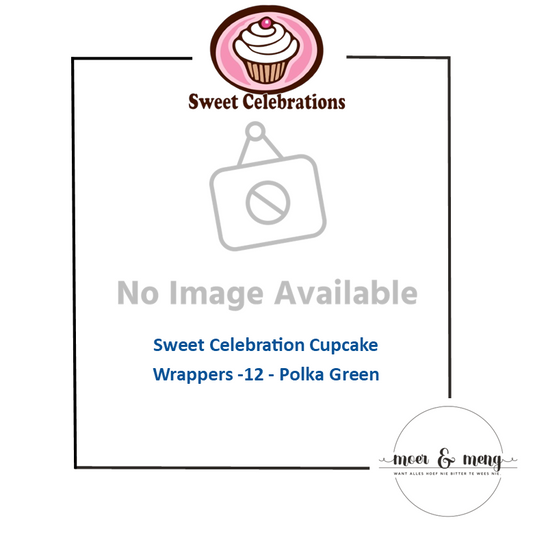 Sweet Celebration Cupcake Wrappers -12 - Polka Green