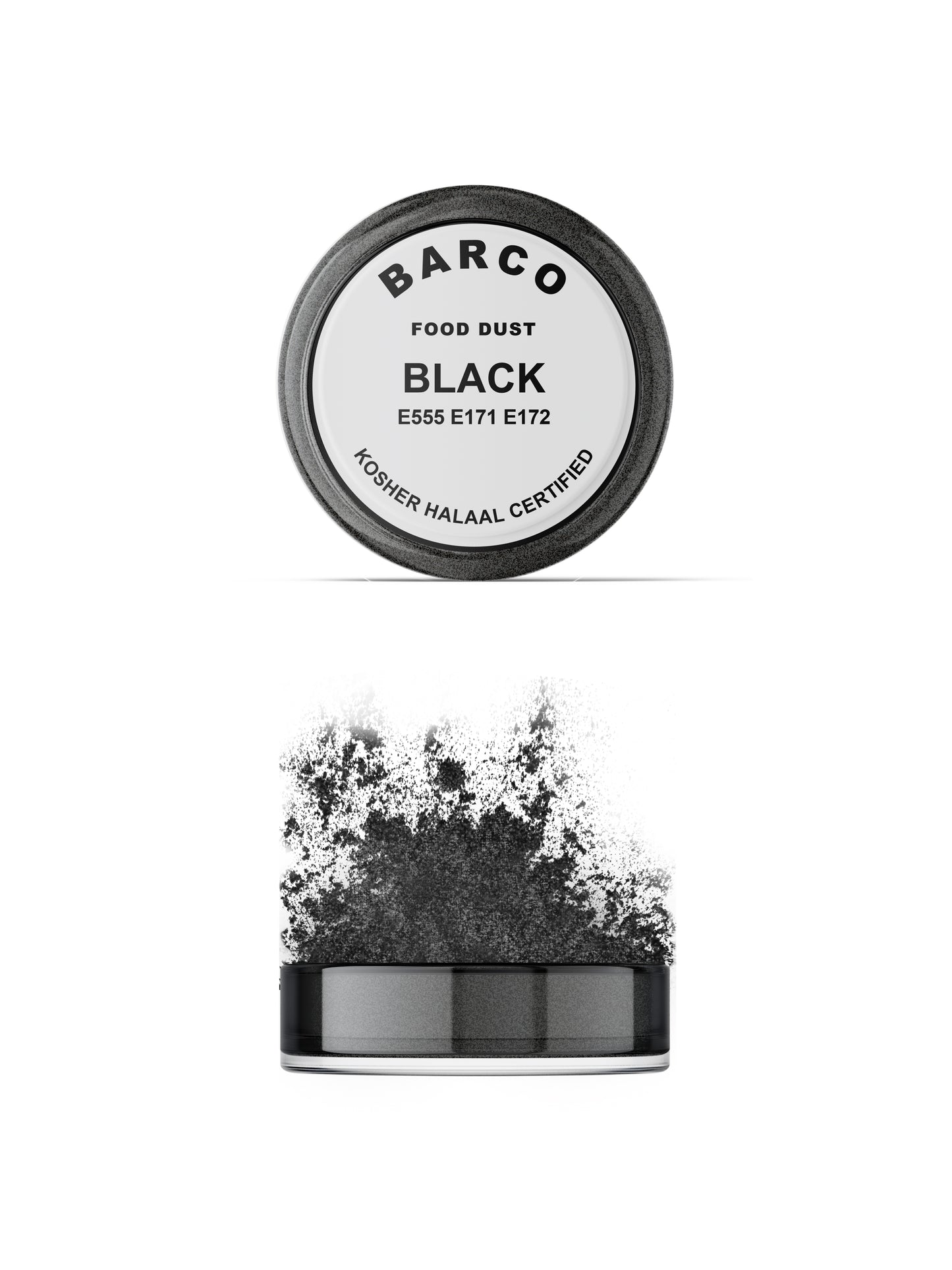 Barco Black Sparkly Dust 10ml (White Label)