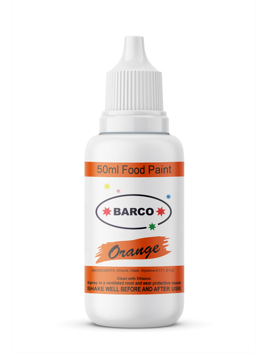 Barco Orange Quick Dry Chocolate Food Paint