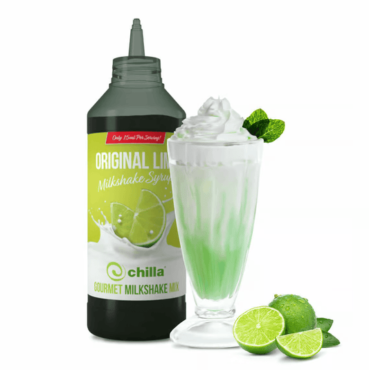 Chilla Lime Milkshake Syrup 1lt