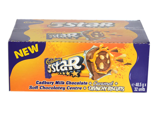 Cadbury 5 Star 32 x 48.5g