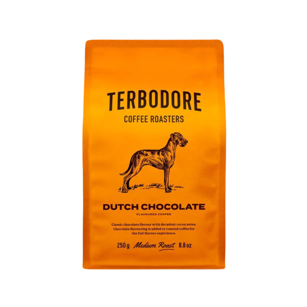 Terbodore Dutch Chocolate Flavoured Range Coffee 250g