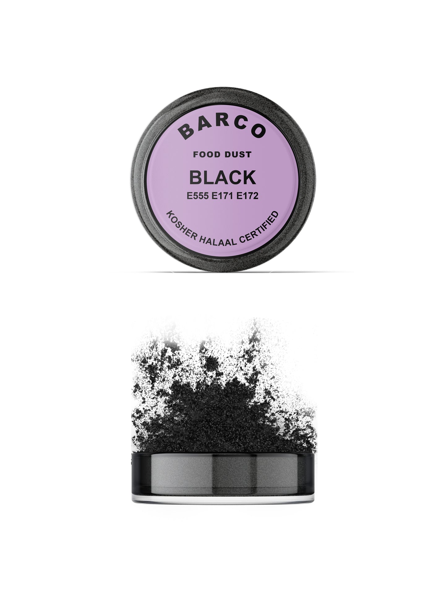 Barco Black Pearly Dust 10ml (Lilac Label)