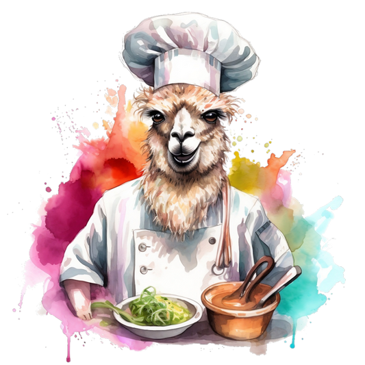Colourful Lama Chef 2