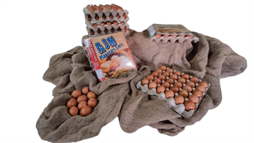 AJM Poultry Large Eggs - 30 Dozen (12 x 30's - 360 Eggs)