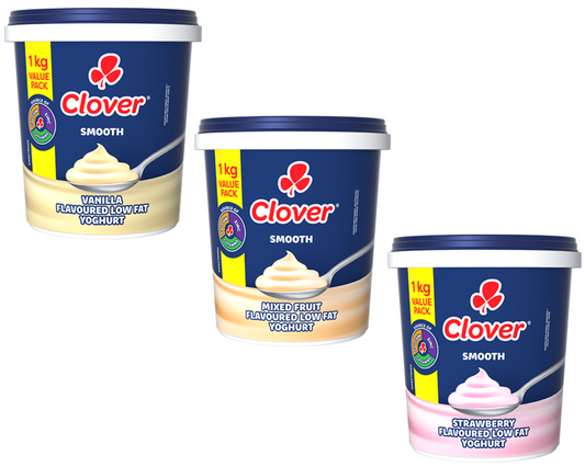Clover Smooth Yoghurt 6 x 1kg