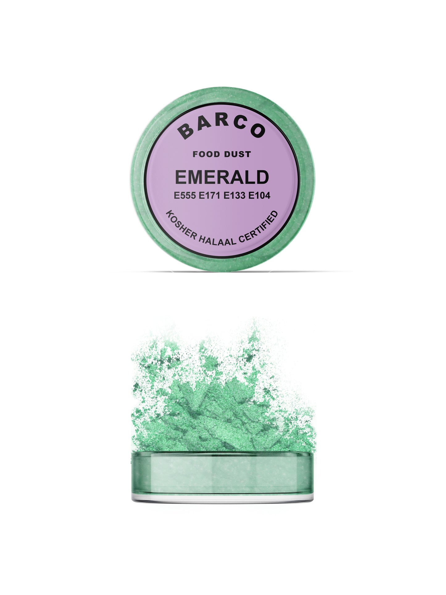 Barco Emerald Pearly Dust 10ml (Lilac Label)