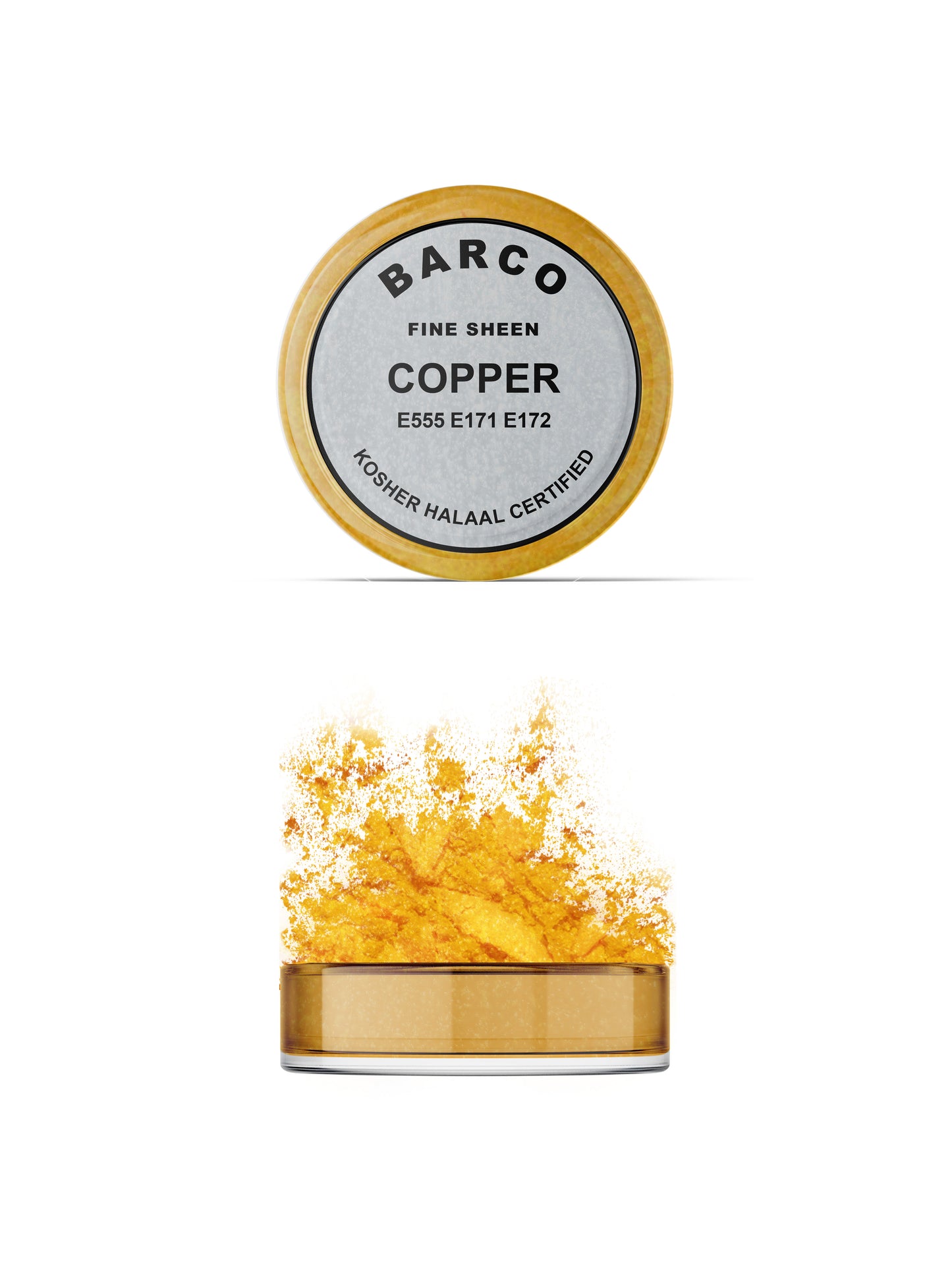 Barco Copper Pearly Dust 10ml (Lilac Label)
