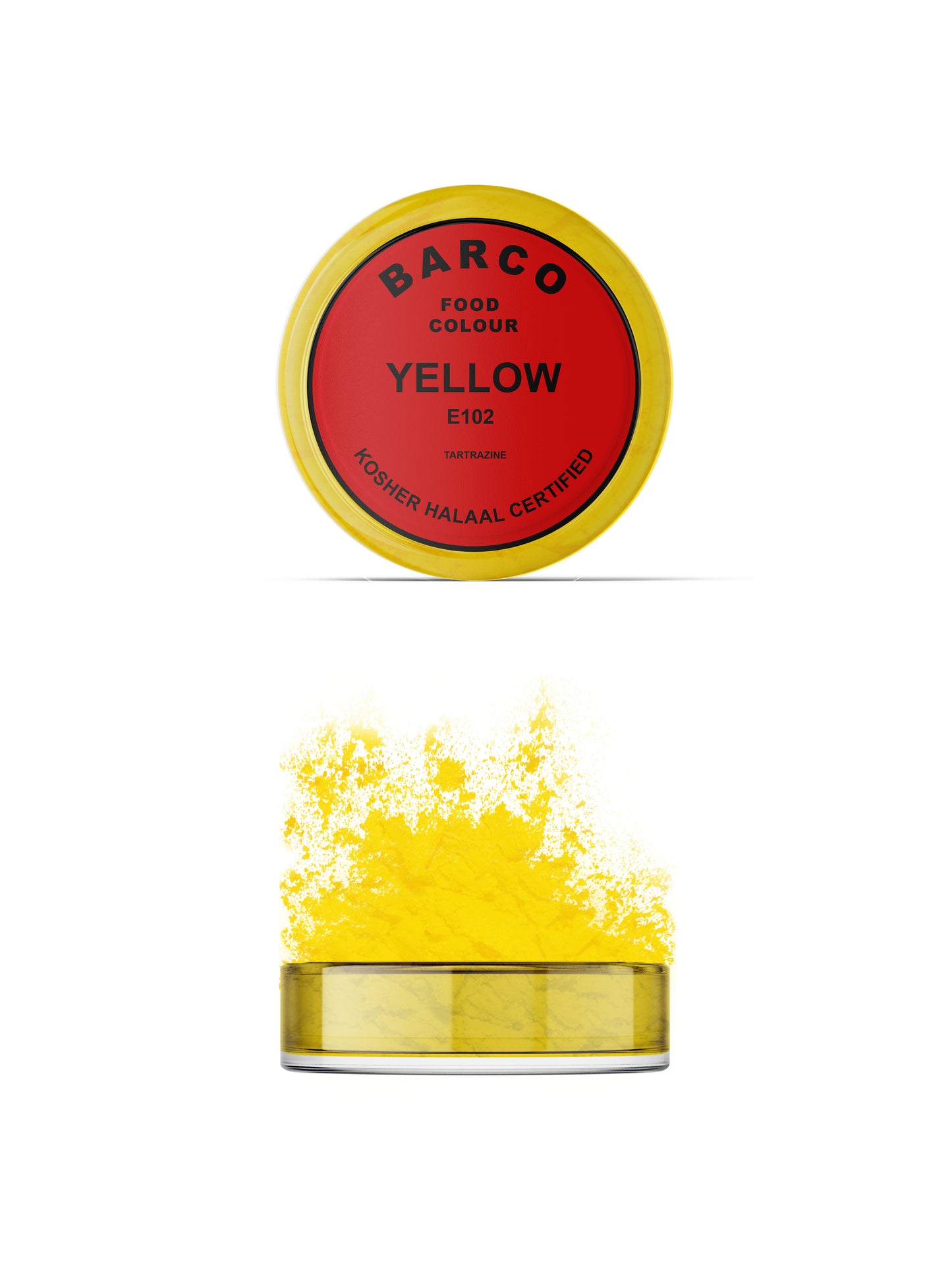 Barco Yellow Chocolate Colour Powder 10ml (Red Label)