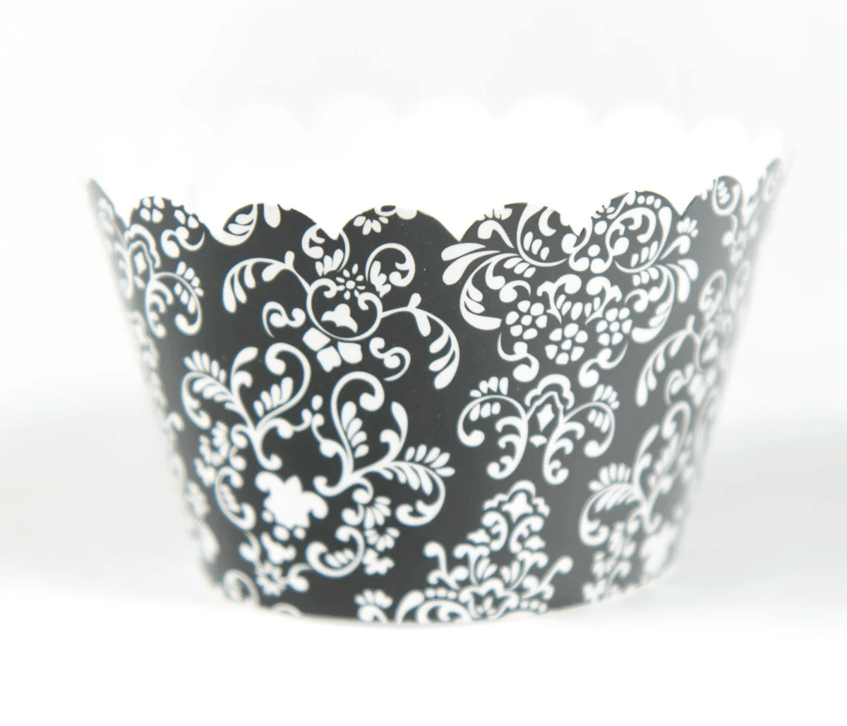 Sweet Celebration Cupcake Wrappers -12 - Damask Back