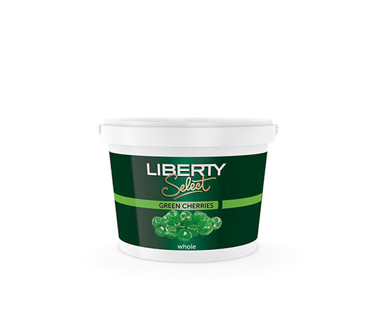 Liberty Select Cherries Glace Green Whole 1kg