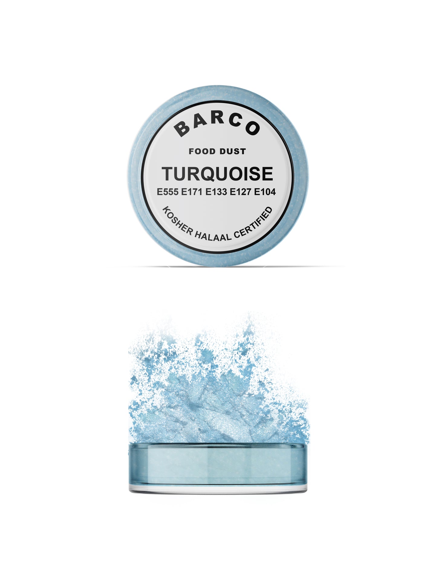 Barco Turquoise Sparkly Dust 10ml (White Label)