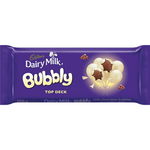 Cadbury Bubbly Top Deck 18 x 150g