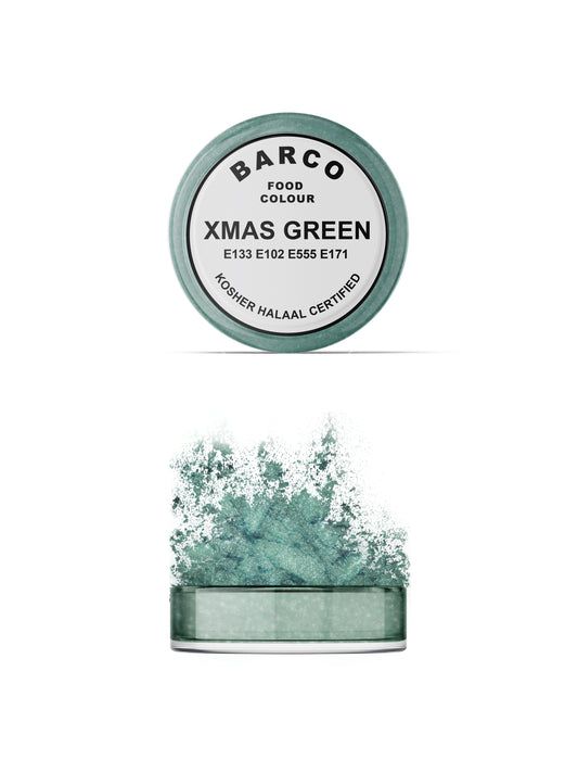 Barco Xmas Green Sparkly Dust (White Label)