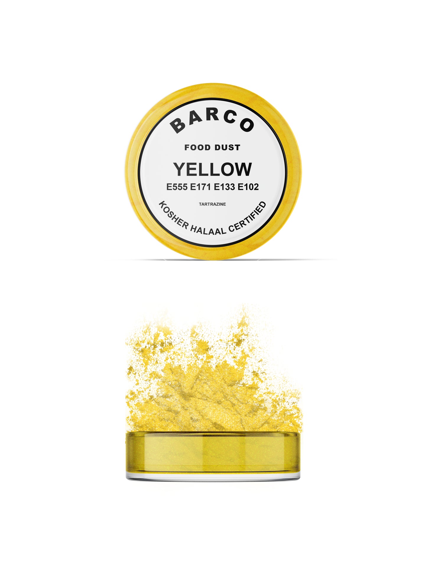 Barco Yellow Sparkly Dust 10ml (White Label)