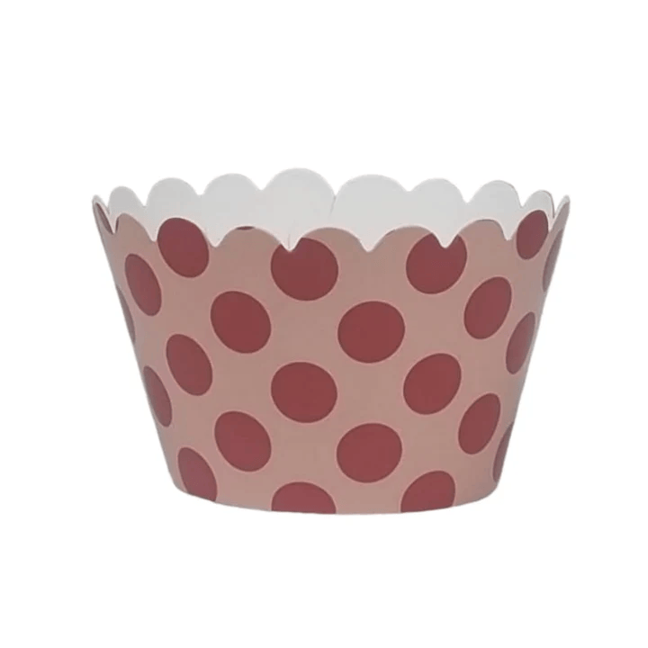 Sweet Celebration Cupcake Wrappers -12 - Polka Red