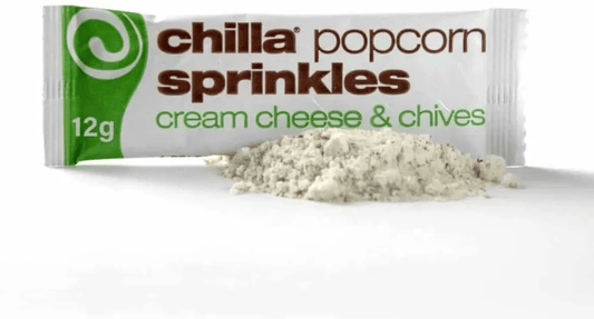 Chilla Cream Cheese & Chives Popcorn Sprinkles 12g