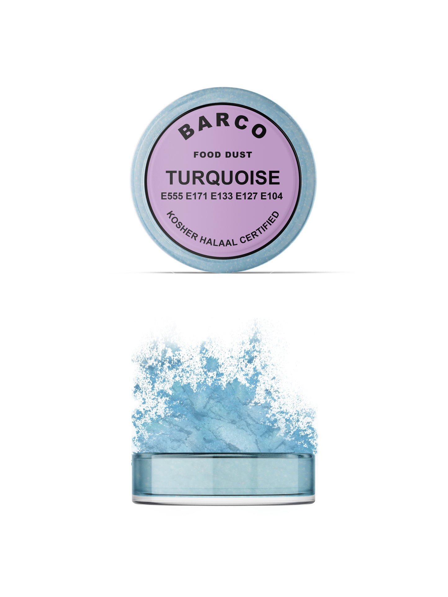 Barco Turquoise Pearly Dust 10ml (Lilac Label)