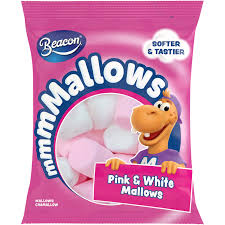 Beacon Mallows Pink White 135g
