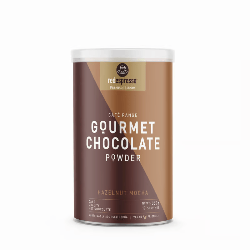 Red Espresso Hazelnut Mocha Gourmet Hot Chocolate Tin 350g