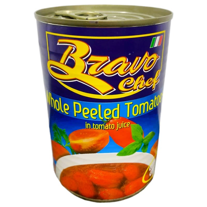 Bravo Chef Tomato Whole Peeled Italian 400g
