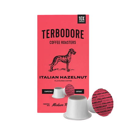 Terbodore Italian Hazelnut Flavoured Coffee Capsules 10's