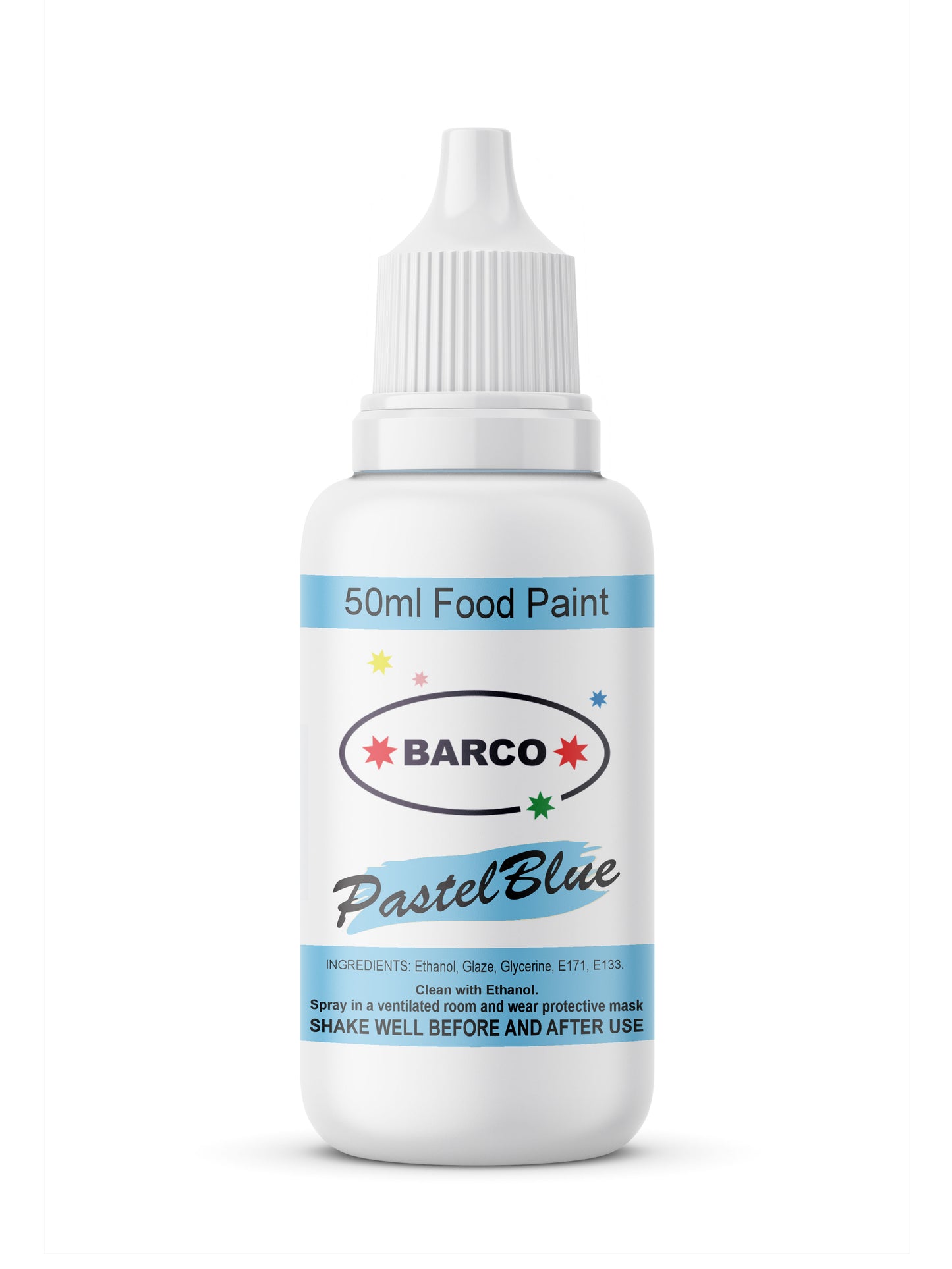 Barco Pastel Blue Quick Dry Chocolate Food Paint