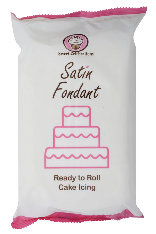Sweet Celebration Satin Fondant 1kg - White