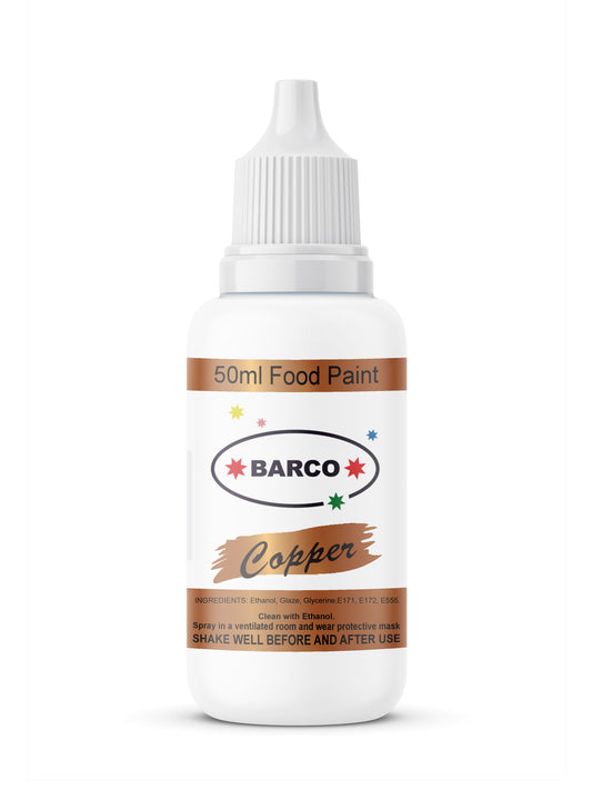 Barco Copper Quick Dry Chocolate Food Paint 50ml