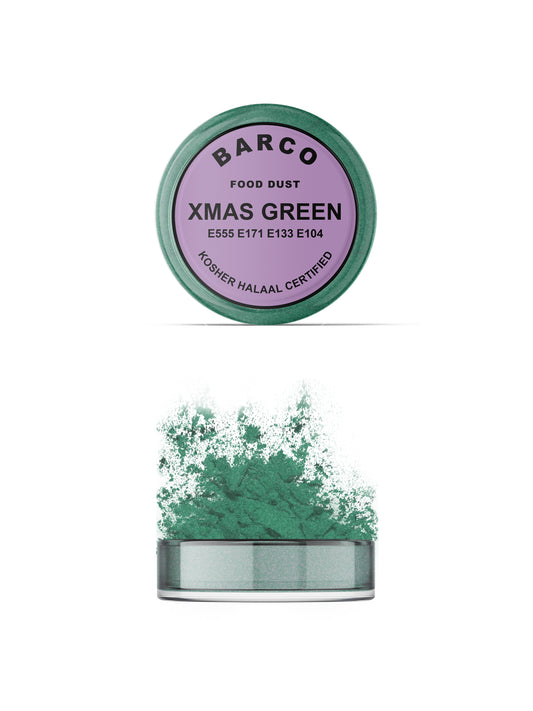 Barco Xmas Green Pearly Dust 10ml (Lilac Label)