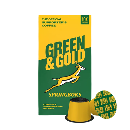 Terbodore Green & Gold Coffee Capsules 50's