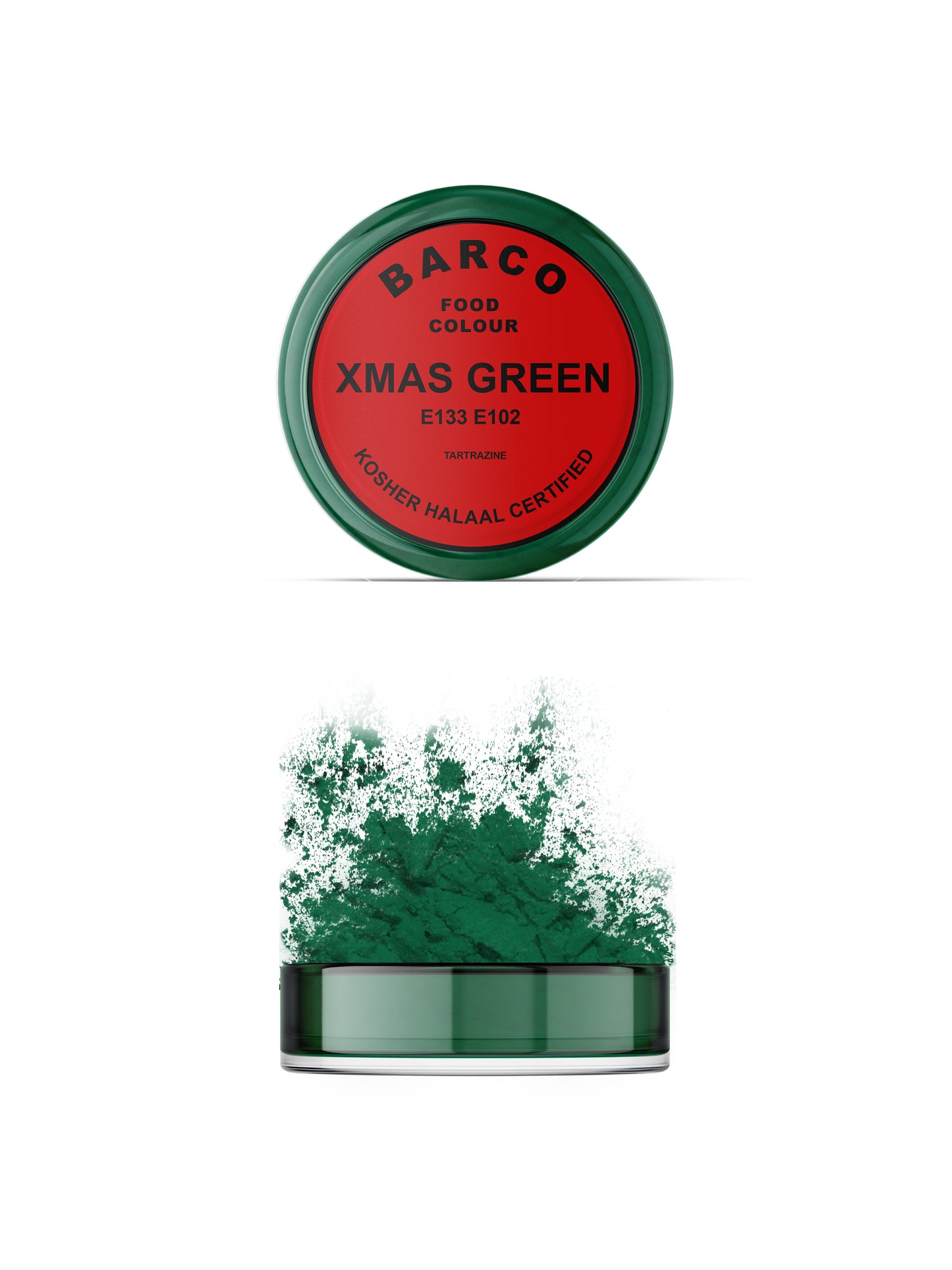 Barco Xmas Green Chocolate Colour Powder 10ml (Red Label)