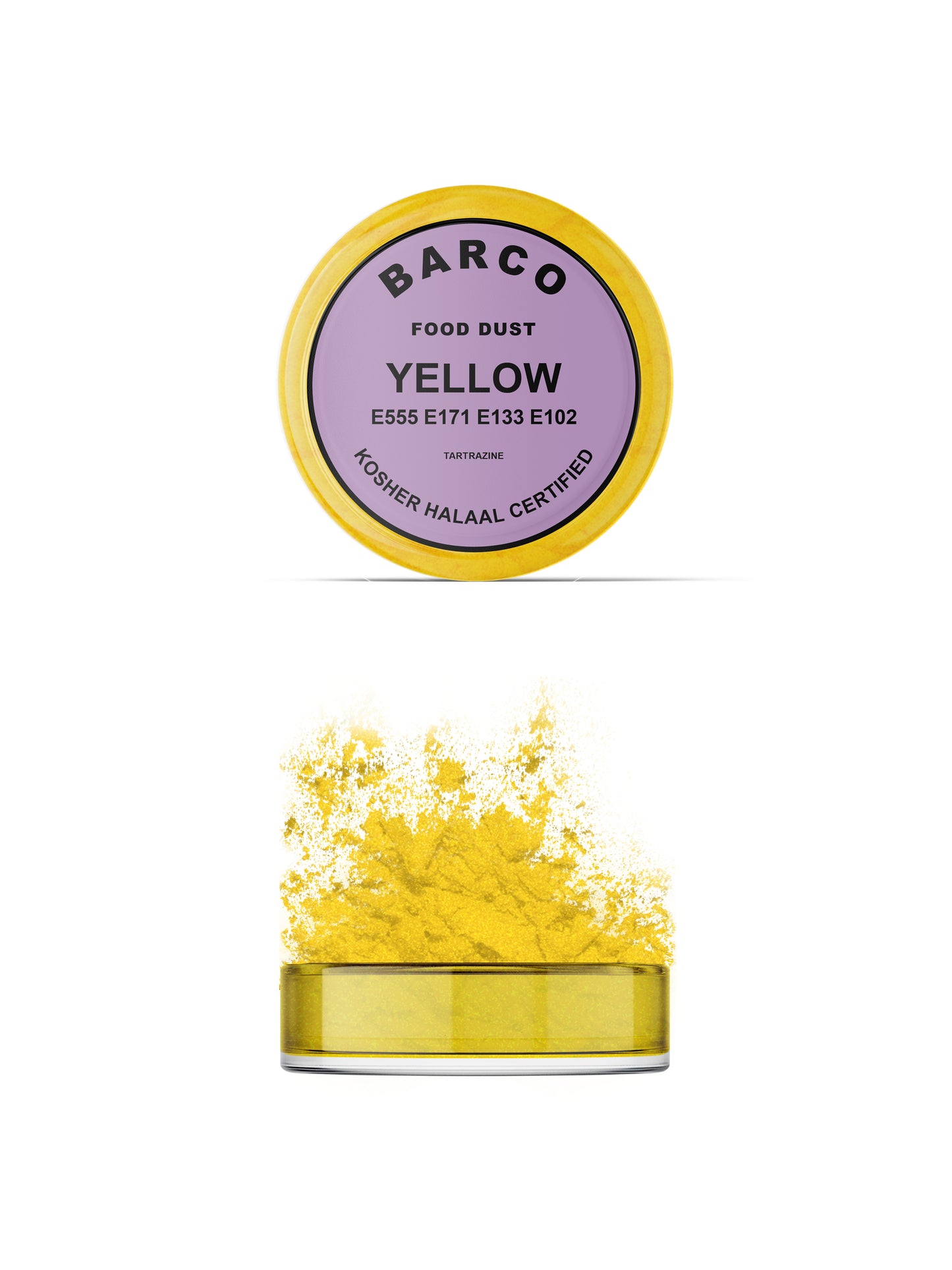 Barco Yellow Pearly Dust 10ml (Lilac Label)