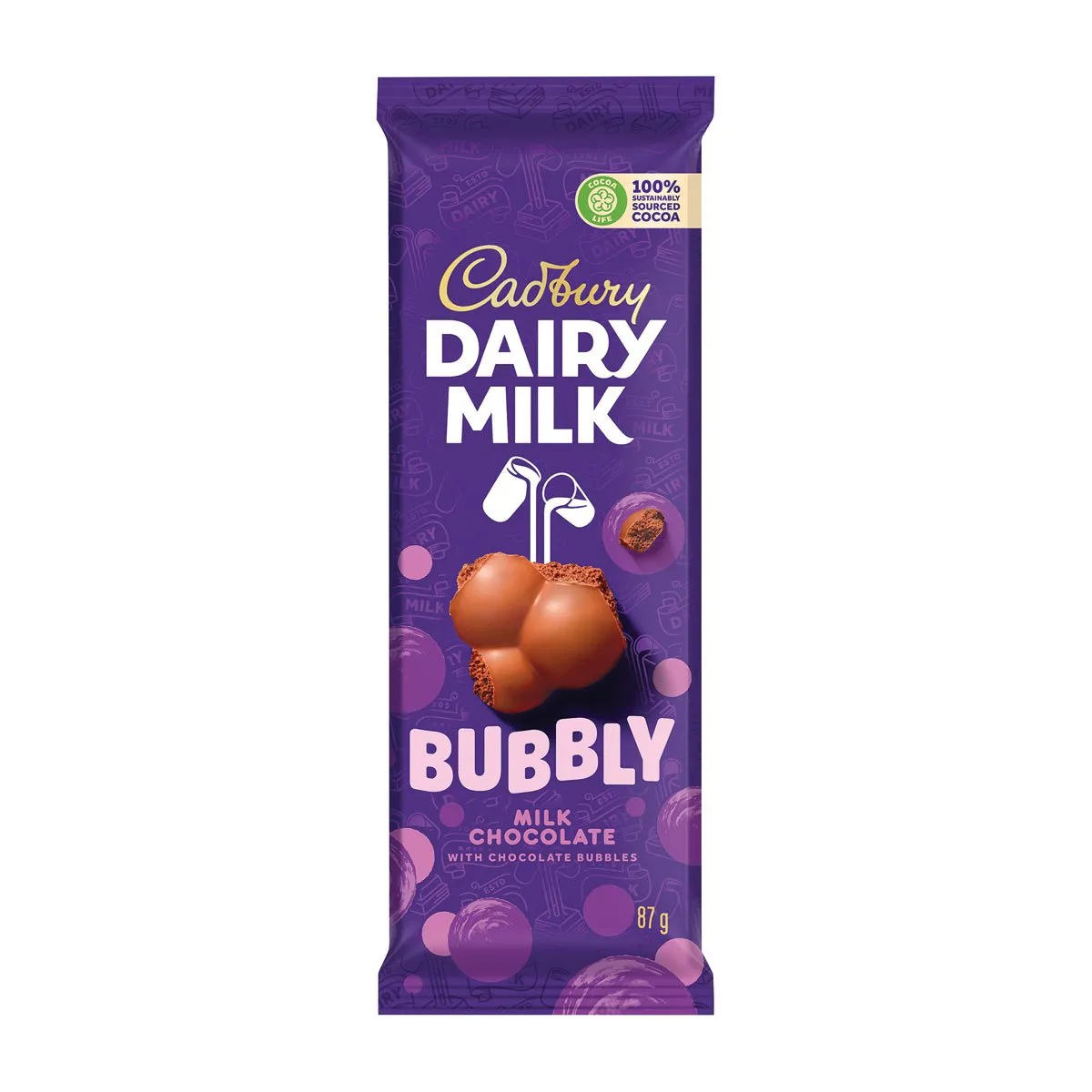 Cadbury Bubbly Milk 24 x 87g