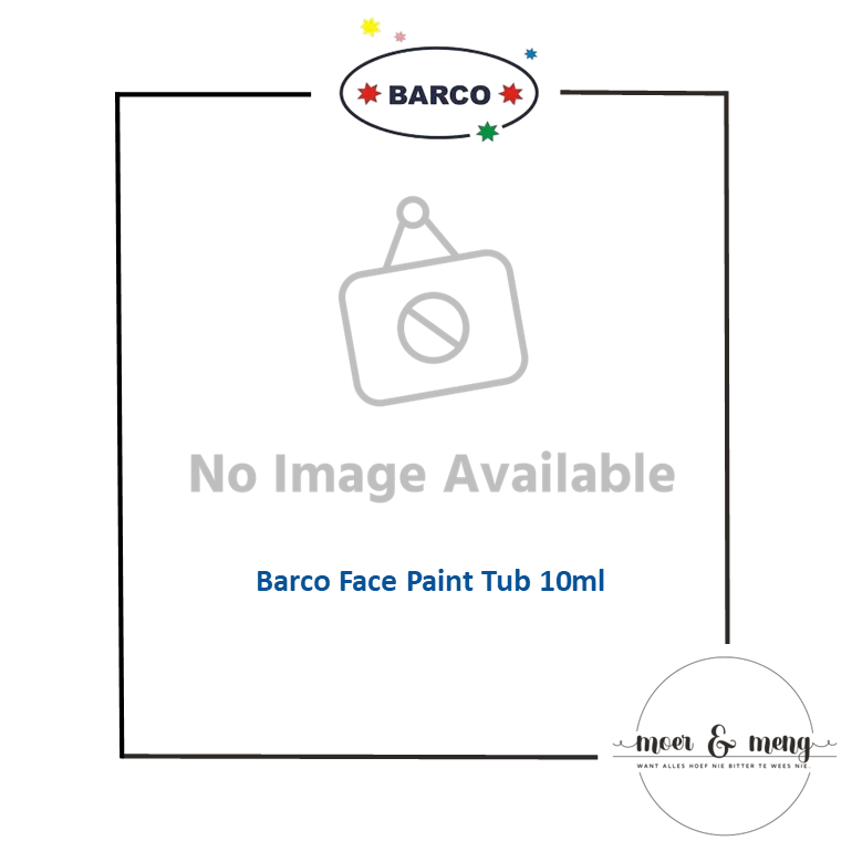 Barco Face Paint Tub 10ml (10 bottles)