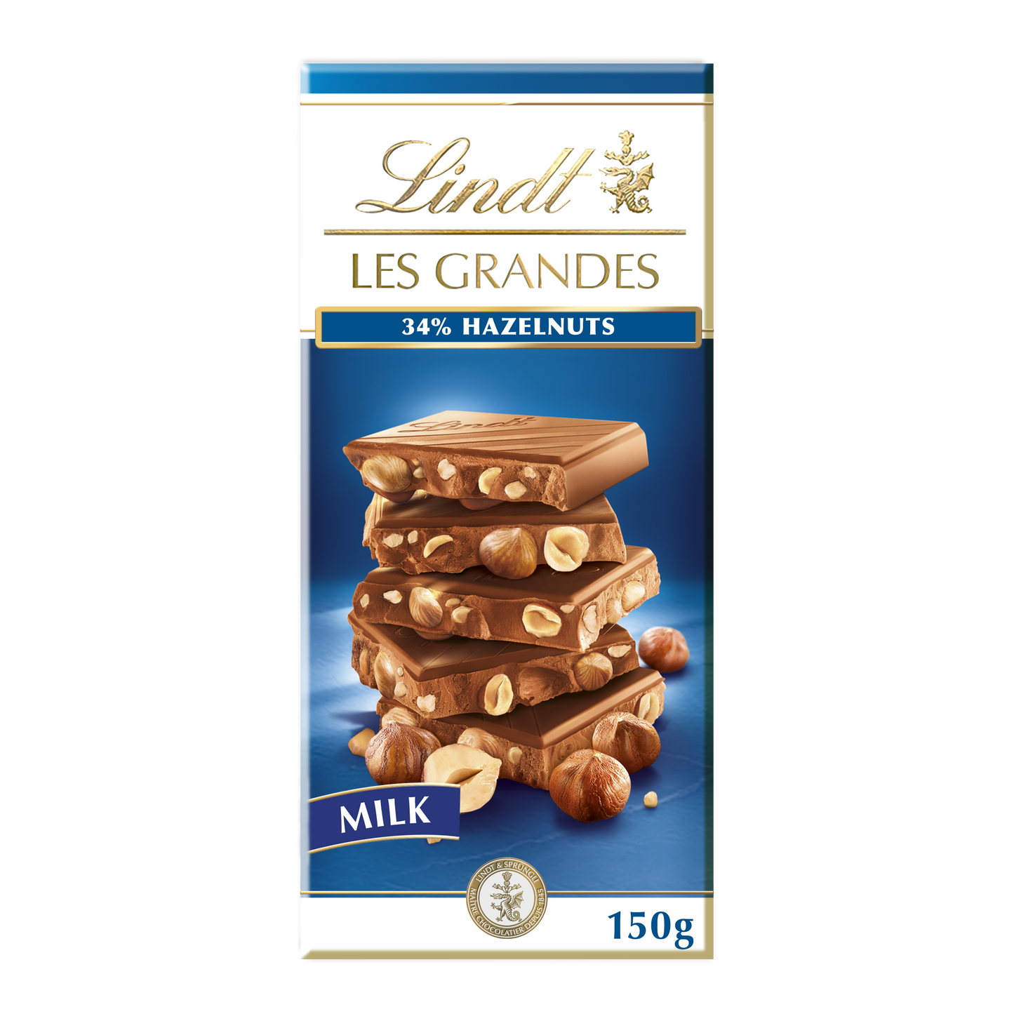 Lindt Grand Milk Hazelnut 14 x 150g