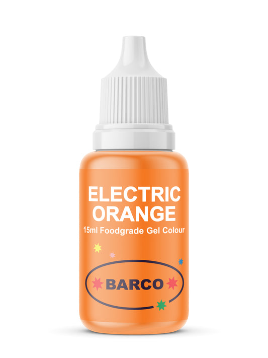 Barco Electric Orange Gel Food Colour 15ml