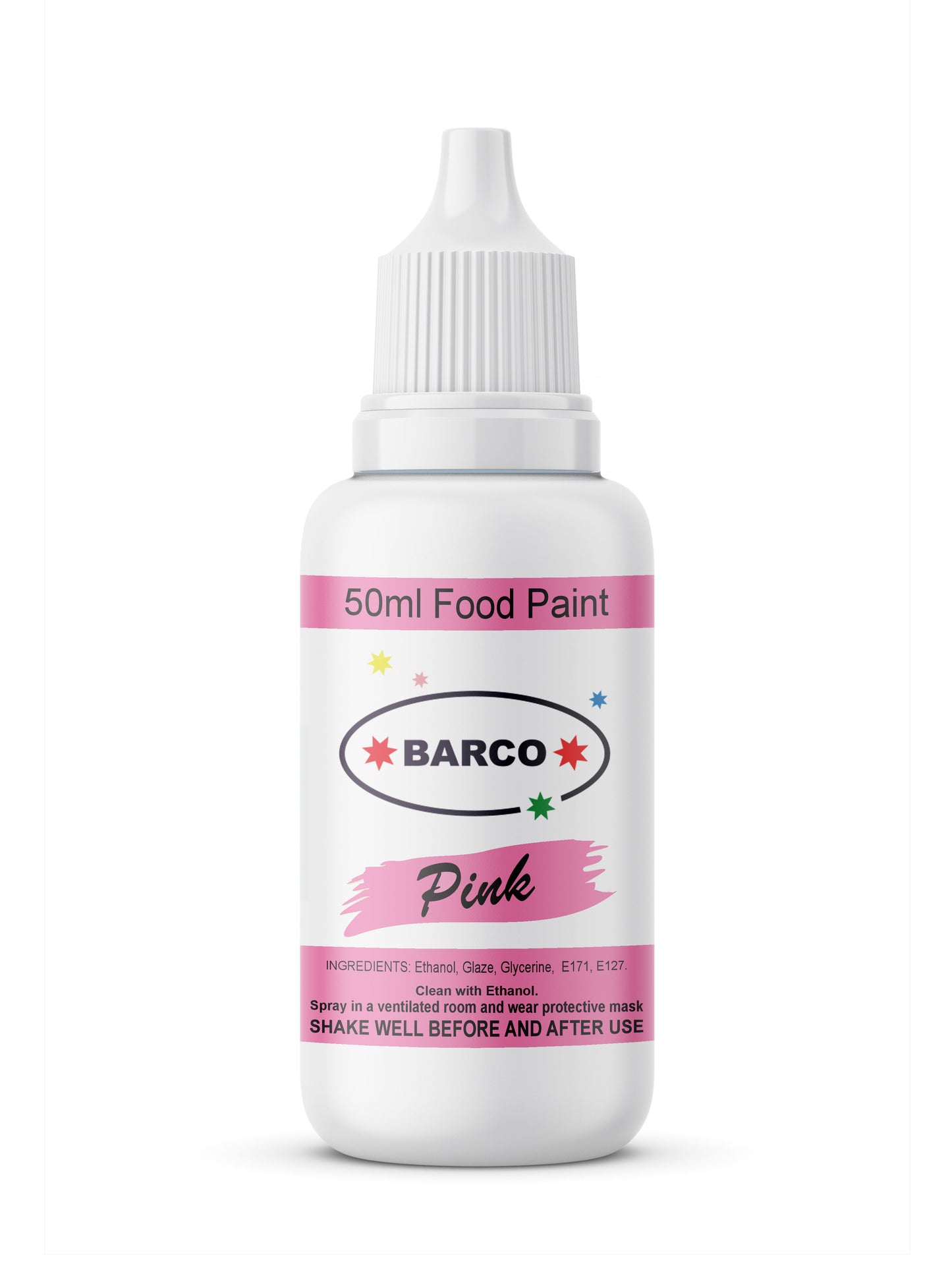Barco Pink Quick Dry Chocolate Food Paint 50ml