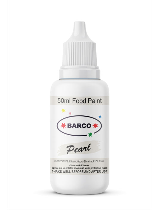 Barco Pearl Quick Dry Chocolate Food Paint 50ml