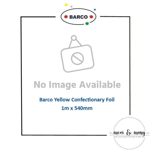 Barco Yellow Confectionary Foil 1m x 540mm