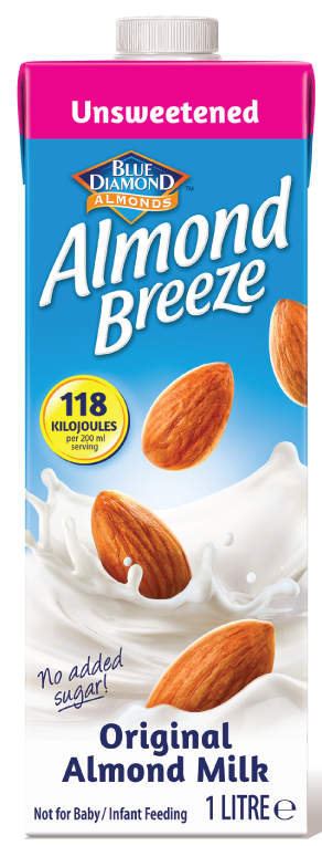 Almond Breeze Almond Milk Unsweetened 1lt