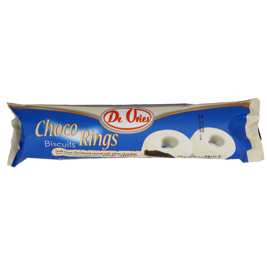 De Vries White Chocolate Rings 12 x 150g
